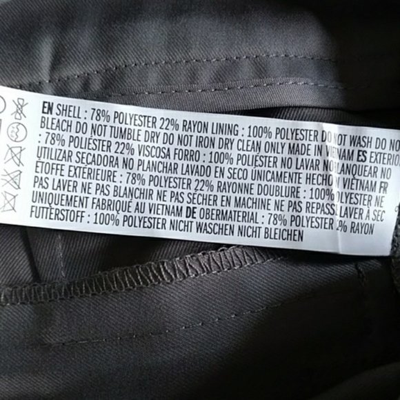 NWT Forever 21 gray slim career pants - Picture 6 of 6